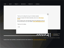 Tablet Screenshot of group41inc.com